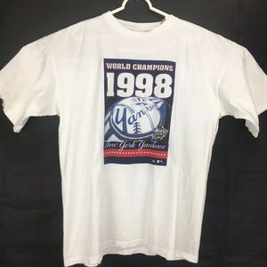 1998 Adidas New York Yankees T Shirt Adult Size XL